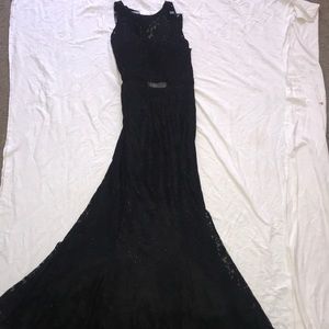 Black Mermaid Prom Dress